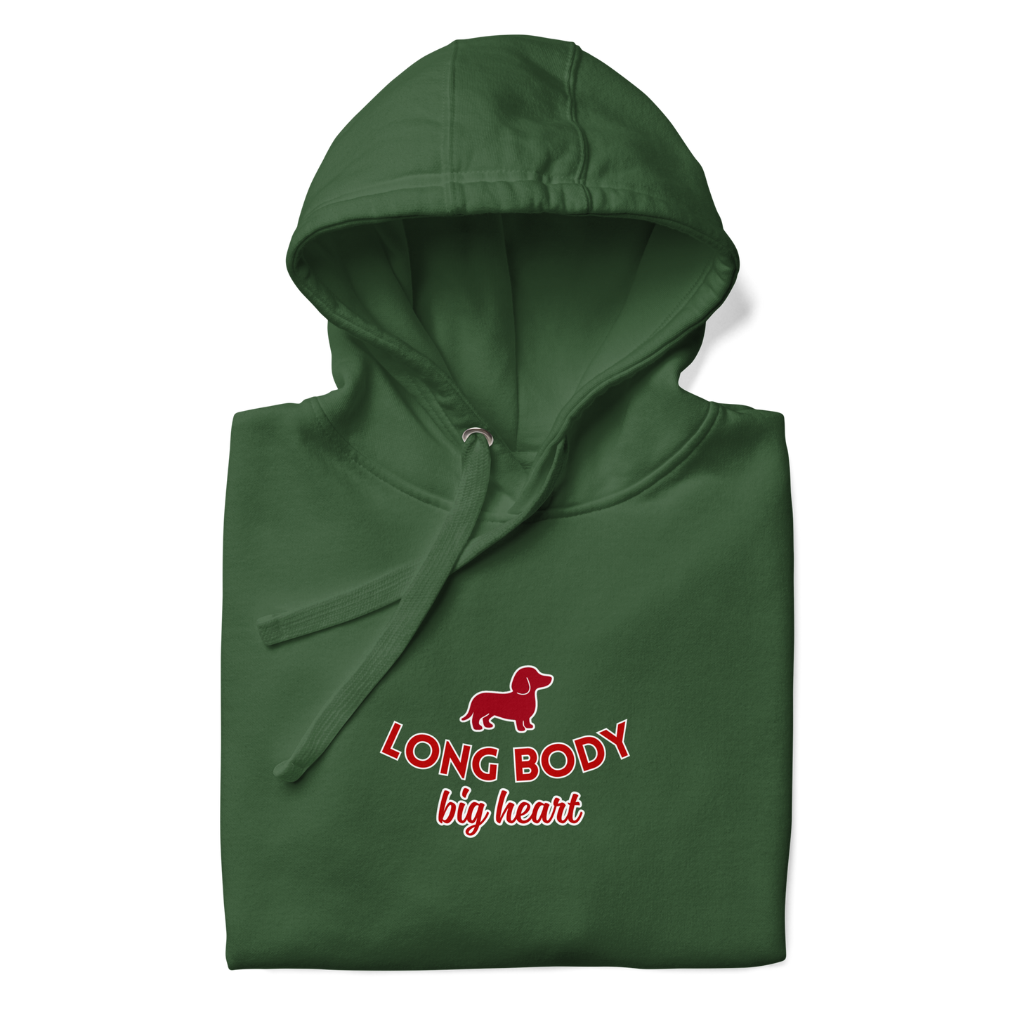 Sweat à capuche unisexe vert forêt – Hoodie streetwear en coton