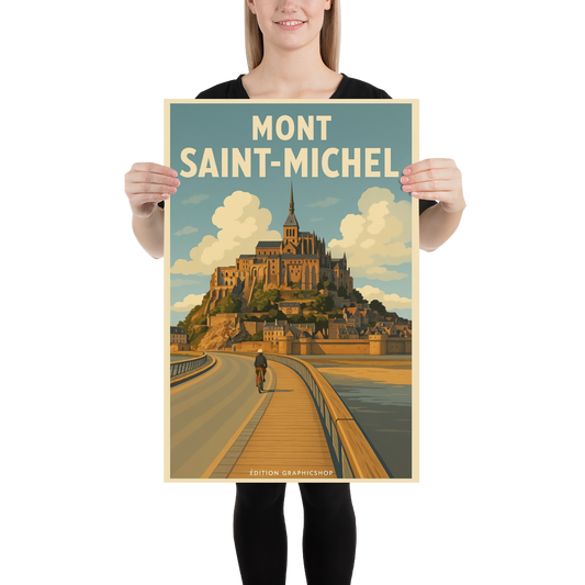 Affiche Mont Saint-Michel – Édition Graphicshop