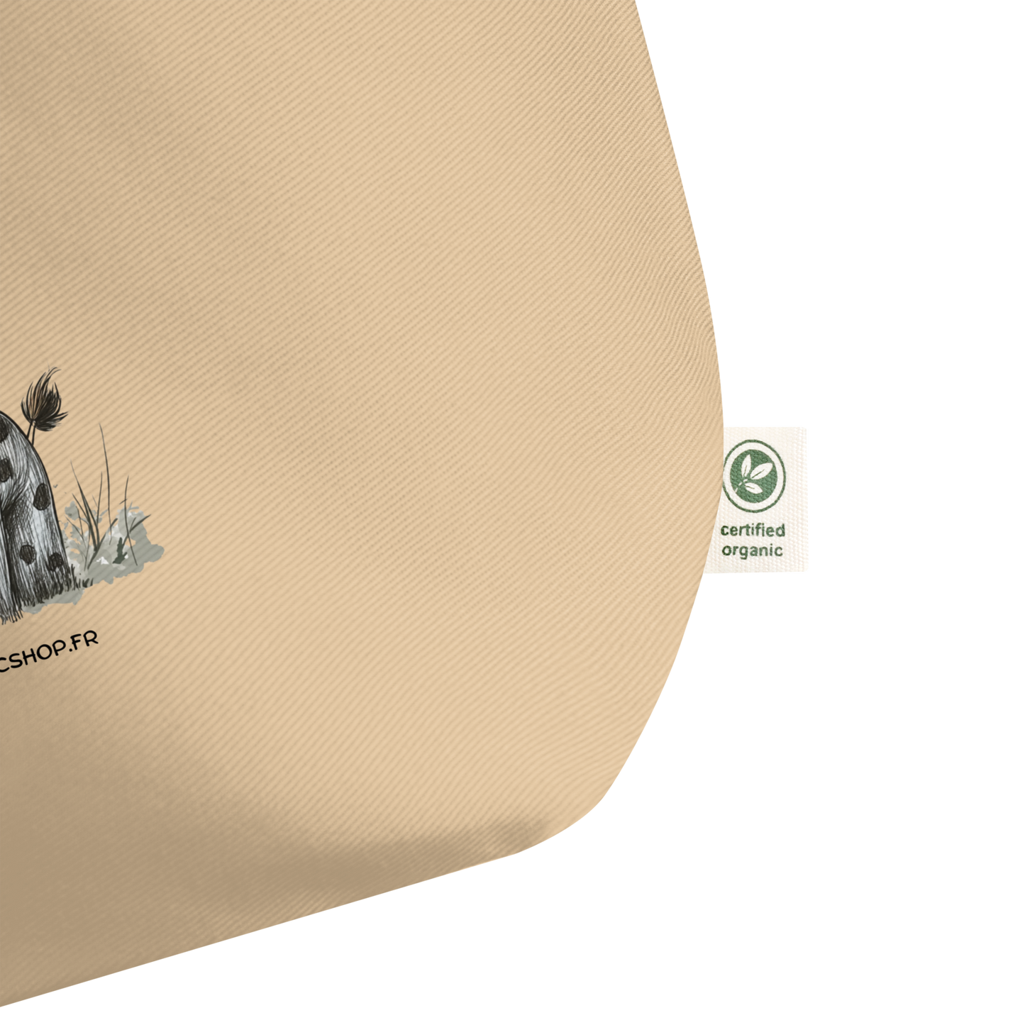 Grand Tote Bag Girafe Kawaii – 100 % Coton Bio