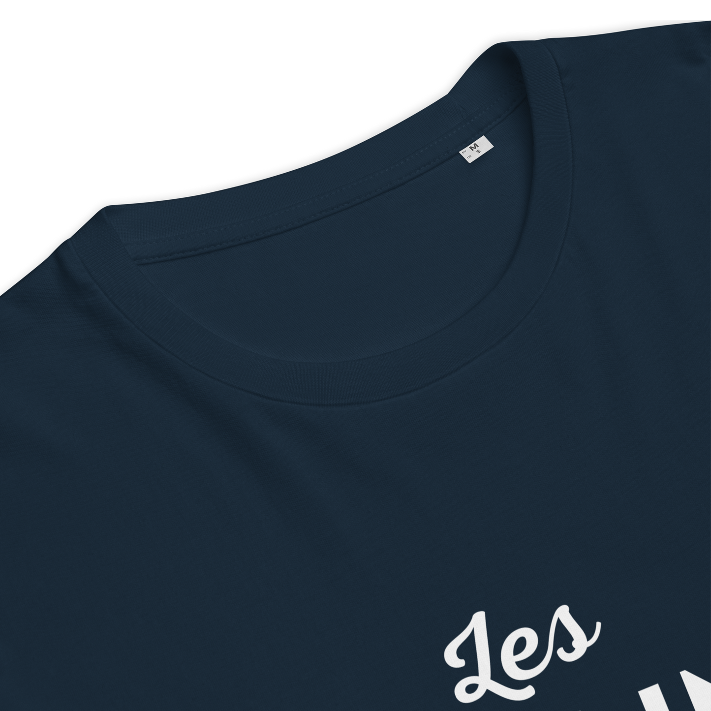T-shirt Bio « Les Copains d’abord ! » – Unisexe – Bleu Marine