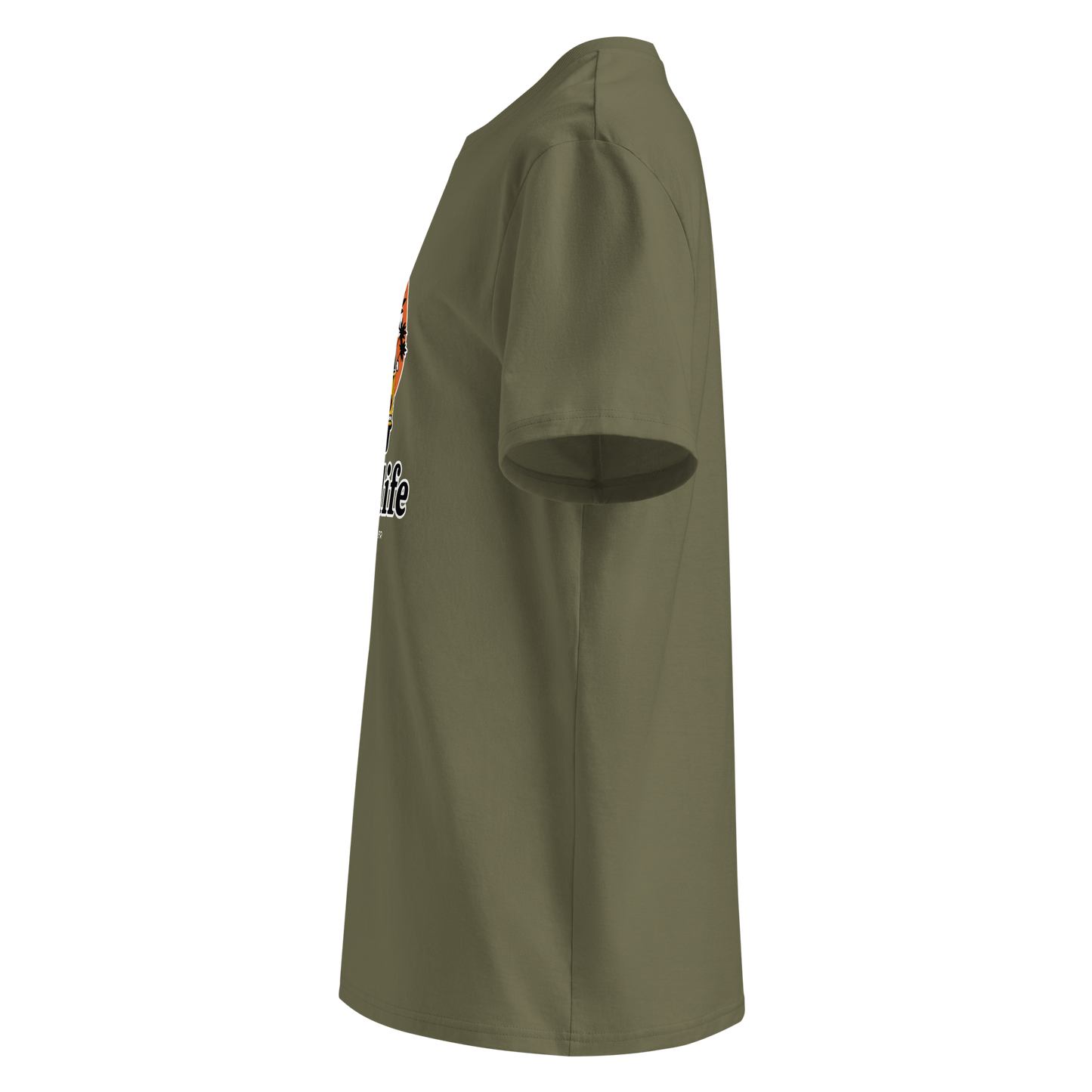 T-shirt Bio « #Vanlife » – Unisexe – Kaki Aventure