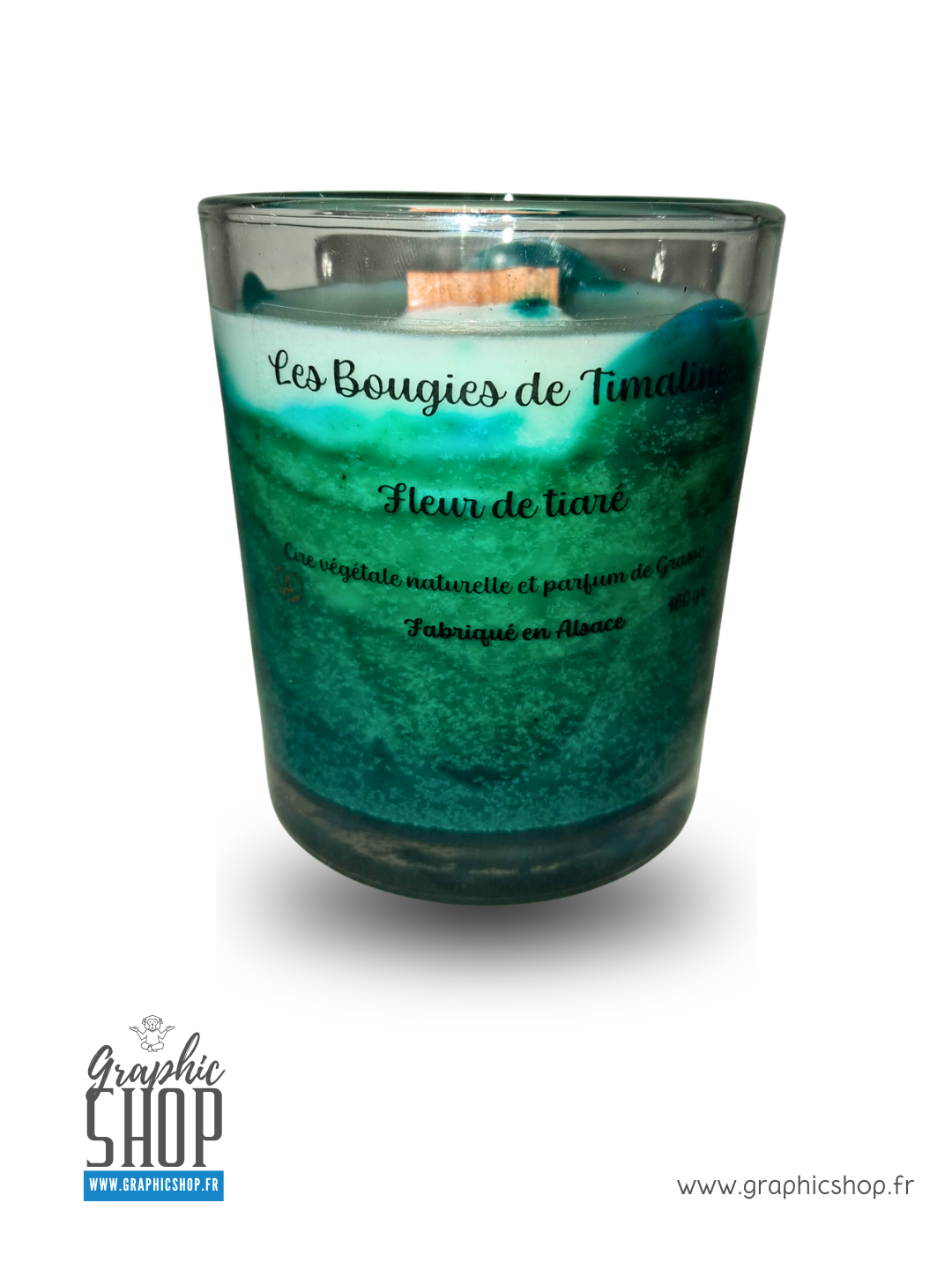 Bougie parfumée Fleur de Tiaré – Les Bougies de Timaline