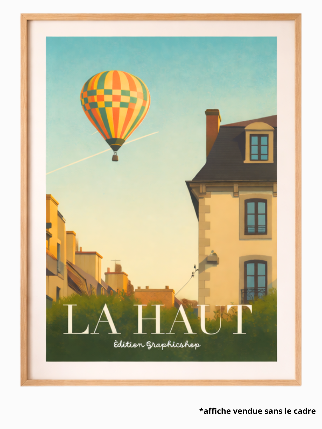 Affiche Là-haut – Illustration poétique | Édition Graphicshop