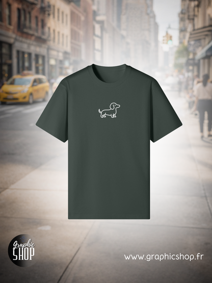 T-shirt Teckel – Confort premium & style intemporel