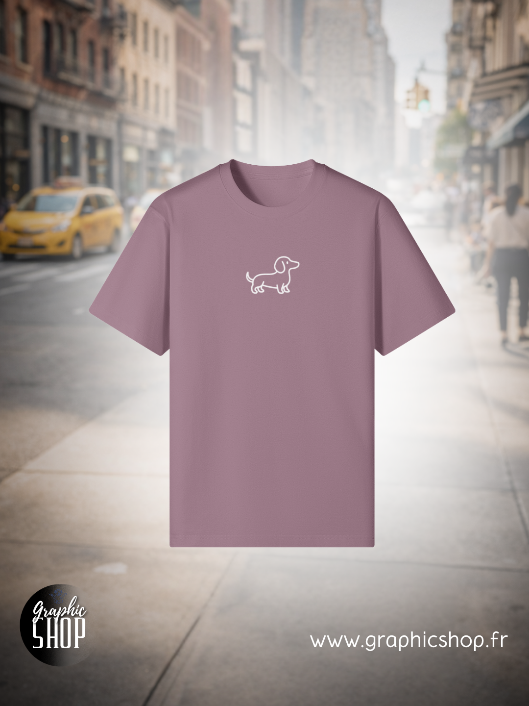 T-shirt Teckel – Confort premium & style intemporel