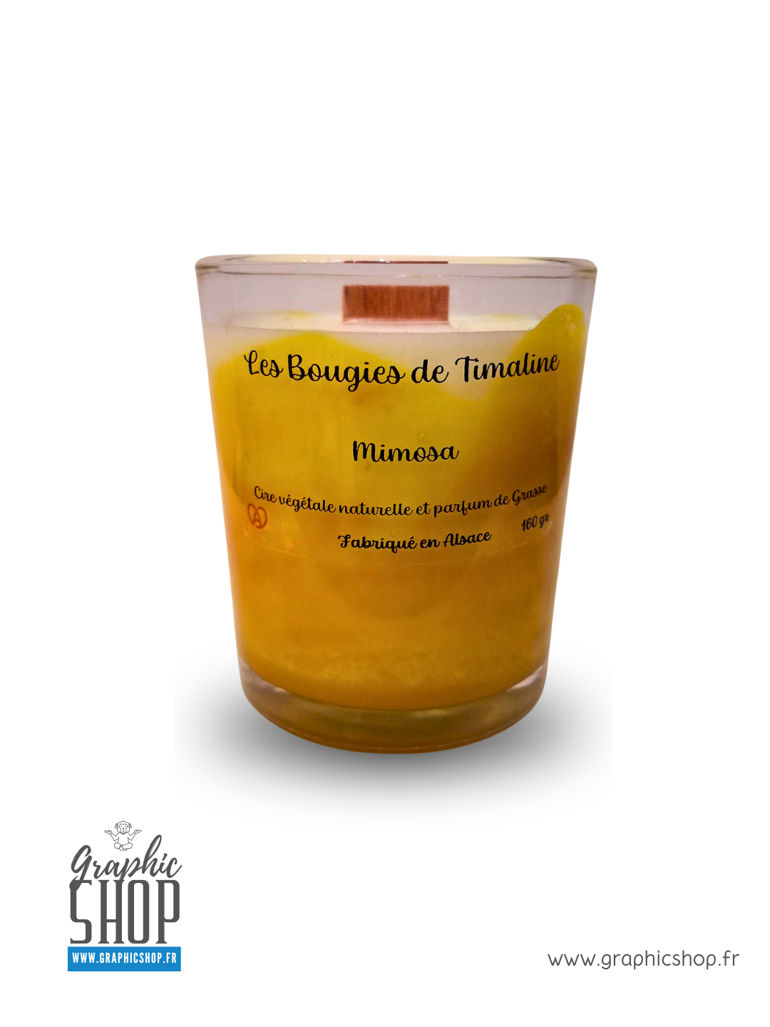 Bougie parfumée Mimosa – Les Bougies de Timaline