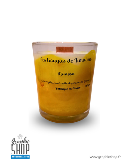 Bougie parfumée Mimosa – Les Bougies de Timaline