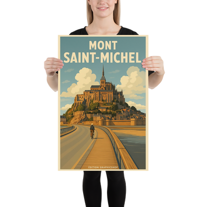 Affiche Mont Saint-Michel – Édition Graphicshop