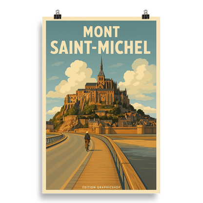 Affiche Mont Saint-Michel – Édition Graphicshop