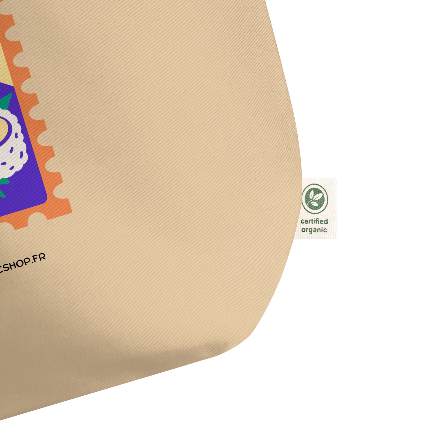 Grand Tote Bag "Tokyo" – Édition Voyage, 100 % Coton Bio