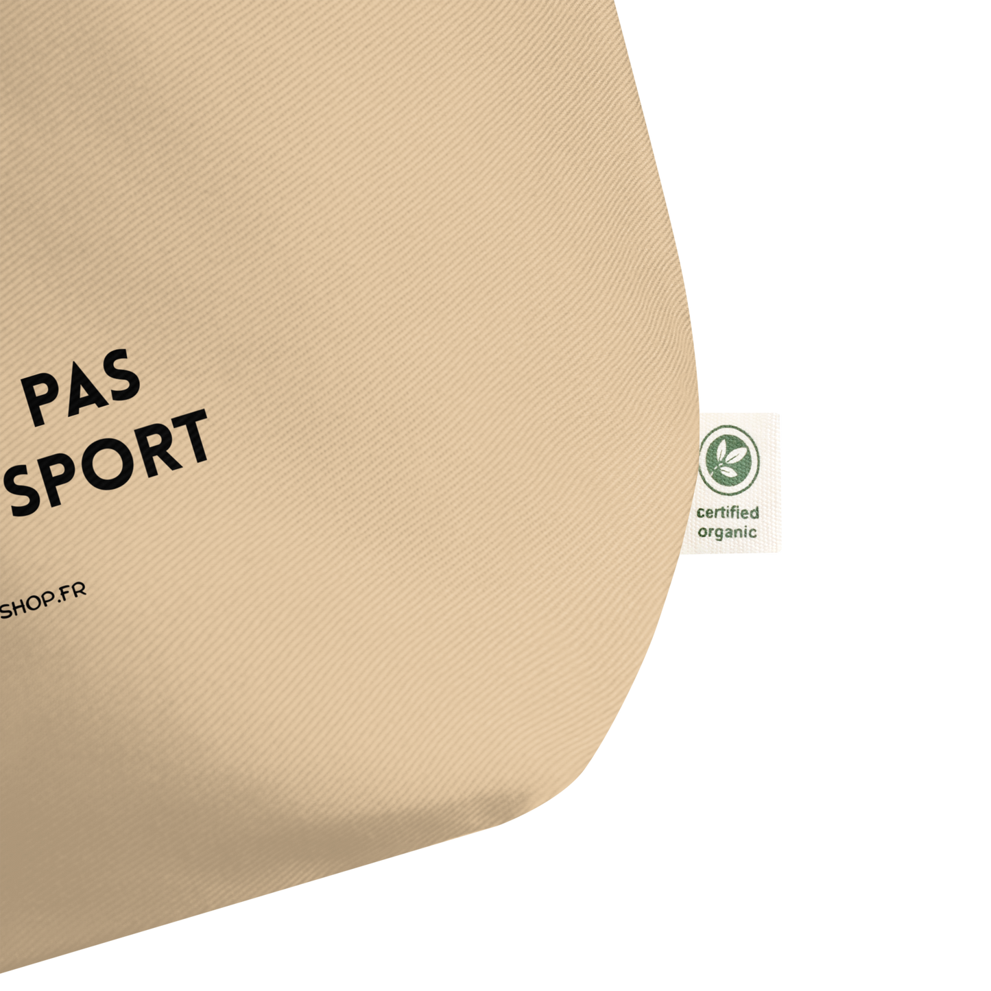 Grand tote bag en coton bio – Ceci n’est pas un sac de sport – Édition Graphicshop