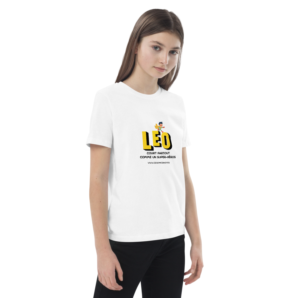 T-shirt LEO super Héros - Coton bio – Confort & style du quotidien