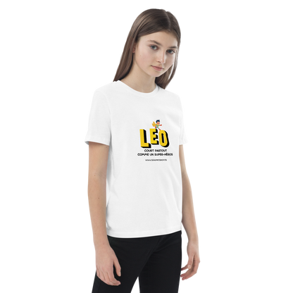 T-shirt LEO super Héros - Coton bio – Confort & style du quotidien