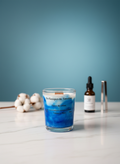 Bougie parfumée Fleur de Coton – Les Bougies de Timaline