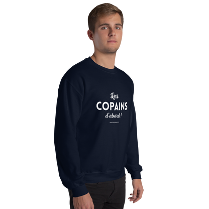 Sweat “Les Copains d’abord !” - Bleu Navy