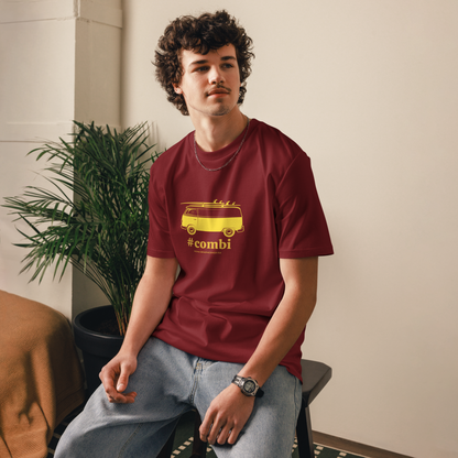 T-shirt Bio « #Combi » – Unisexe – Bordeaux Sunset