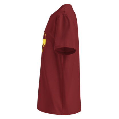 T-shirt Bio « #Combi » – Unisexe – Bordeaux Sunset