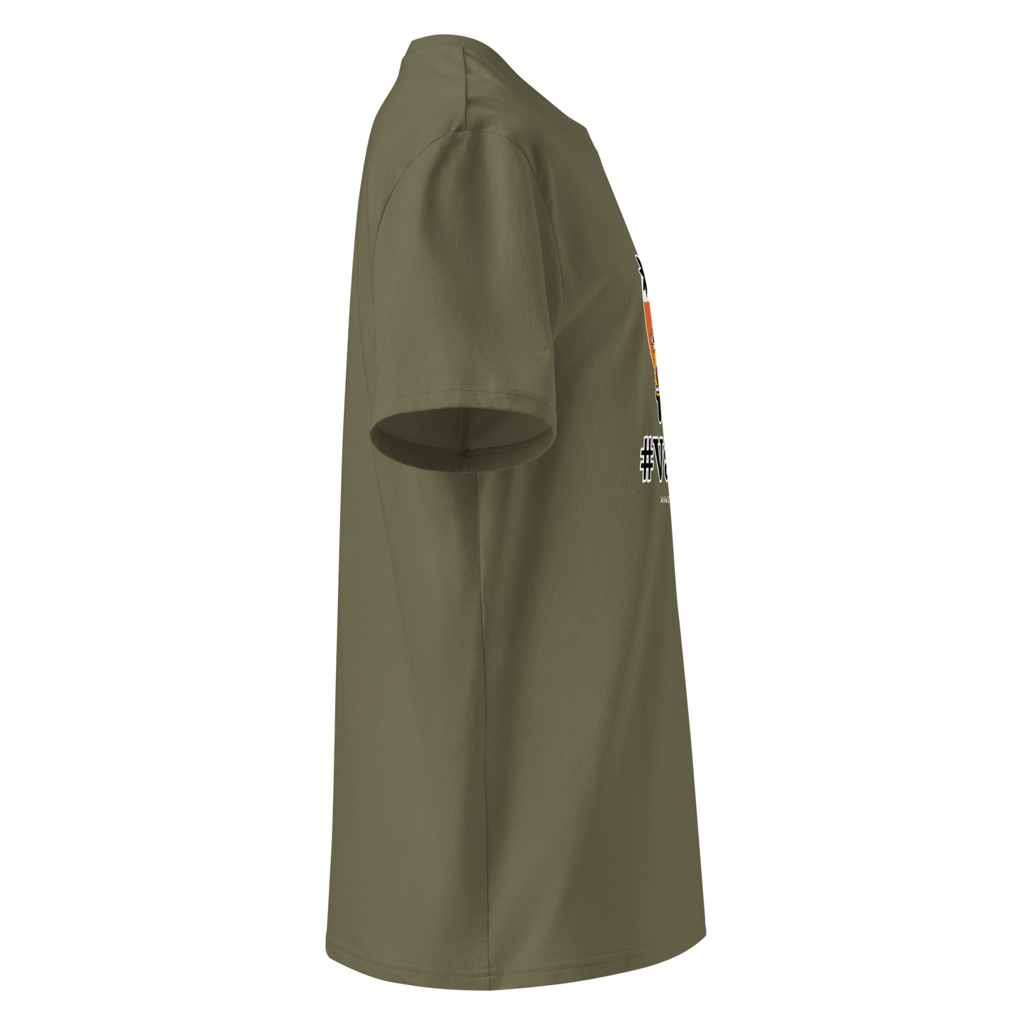 T-shirt Bio « #Vanlife » – Unisexe – Kaki Aventure