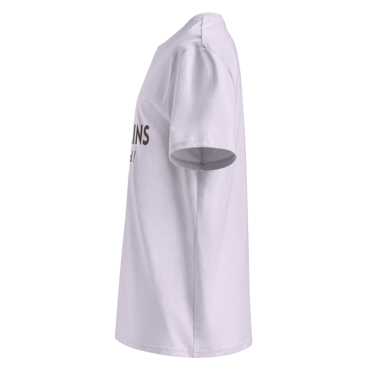 T-shirt Bio « Les Copains d’abord ! » – Unisexe – Lavande Douce