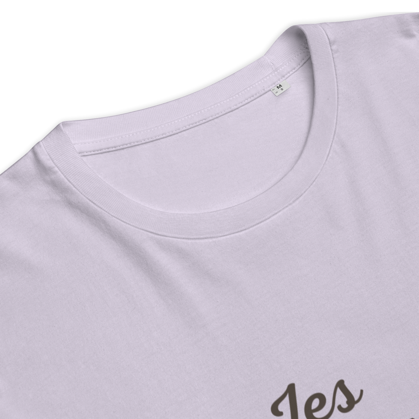 T-shirt Bio « Les Copains d’abord ! » – Unisexe – Lavande Douce